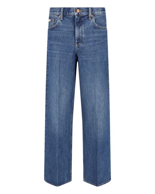 Calvin Klein Blue 100% Cotton Jeans