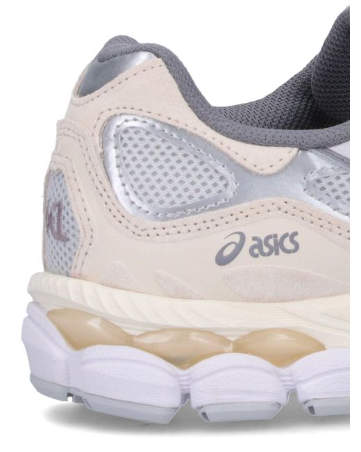 Asics White "gel-nyc" Sneakers