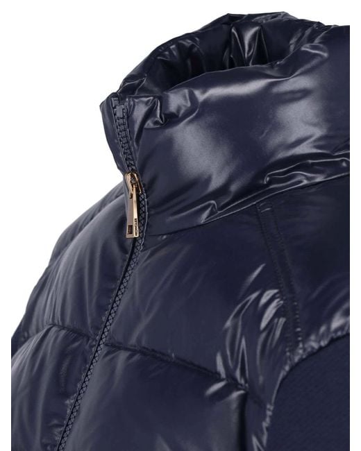 Moncler Blue Padded Cardigan