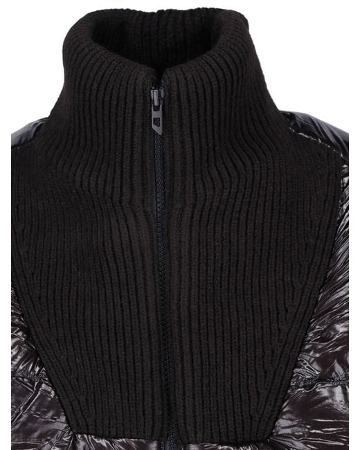 DIESEL Black Down Jacket “W-Warrior”