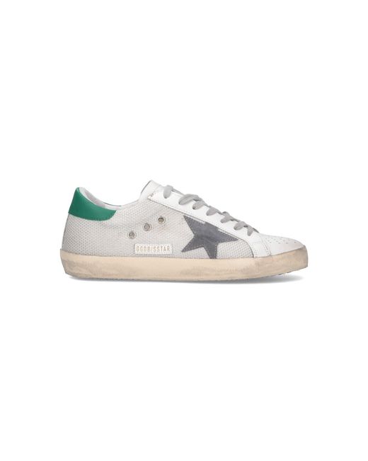 Golden Goose Deluxe Brand White "Super-Star" Sneakers for men