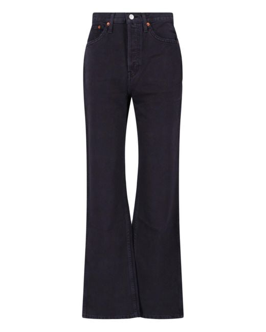 Jeans Bootcut "70S" di Re/done in Blue