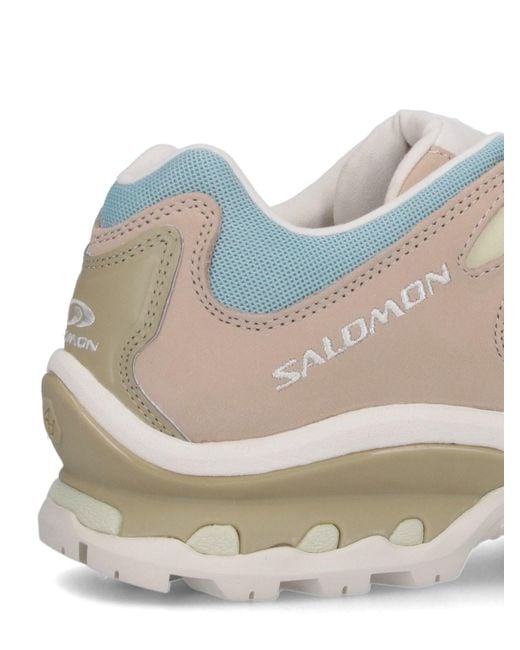 Salomon White Sneakers Pelle