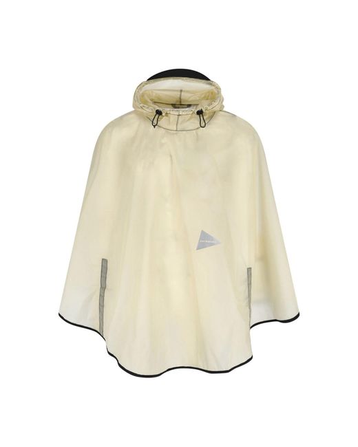 And Wander Natural "Sil" Poncho for men