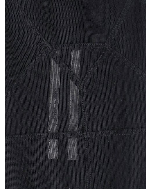 Rick Owens White Maxi Dress "Temple"