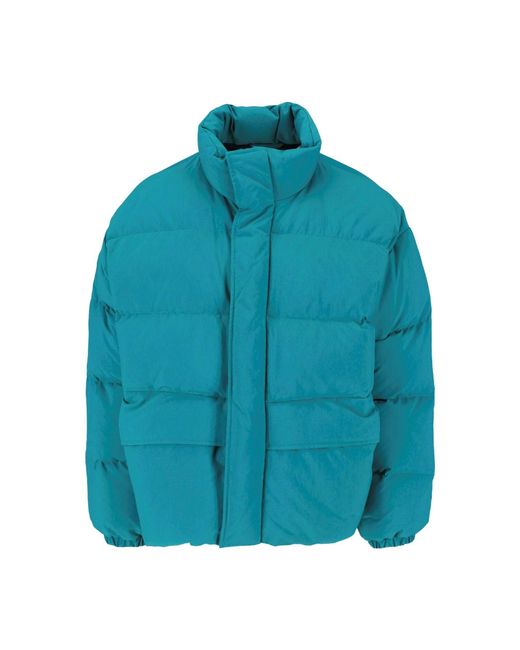 Jil Sander Blue Padded Jacket for men