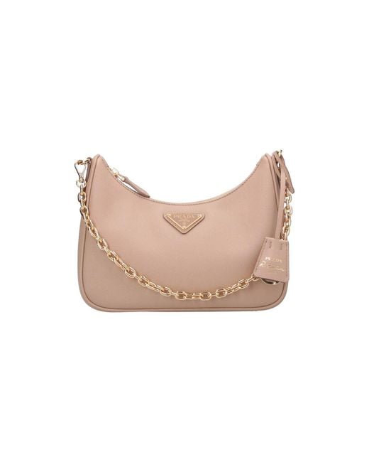 Prada Natural Shoulder Bag "Re-Edition 2005"