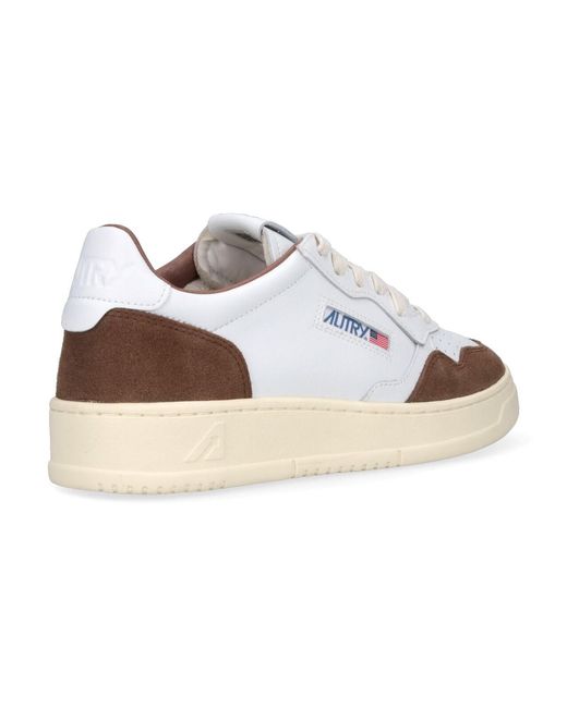 Autry White Sneakers Upper: Cow Leather for men