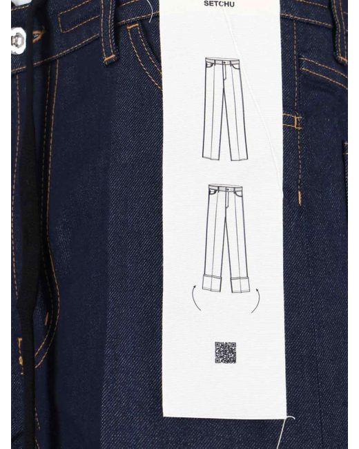 Setchu Blue 'Paper' Jeans