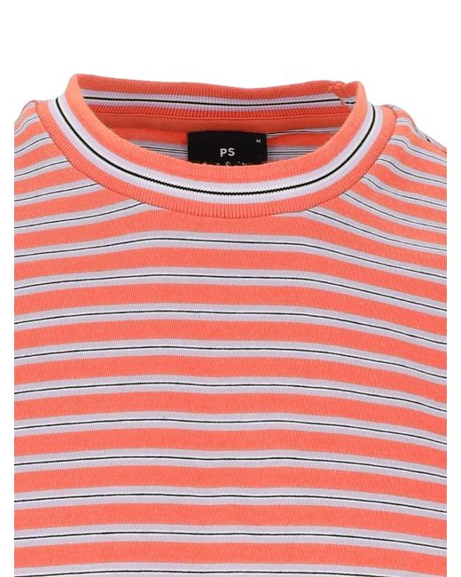 Paul Smith Pink T-Shirts And Polos Organic Cotton for men