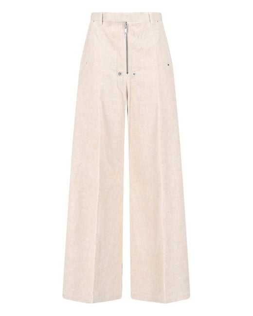 Rick Owens Natural Wide Pants