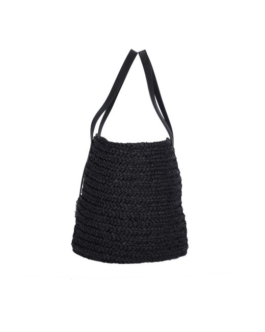 Saint Laurent Black "panier" Shoulder Bag