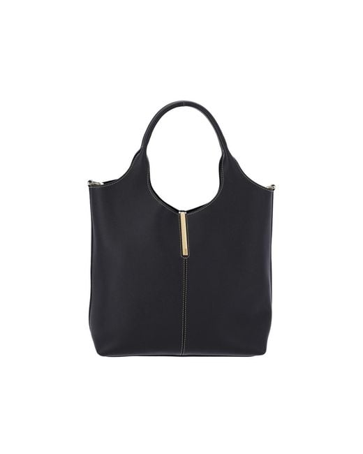 Tod's Blue Small Leather Tote Bag