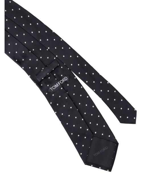 Tom Ford Black Silk Tie for men