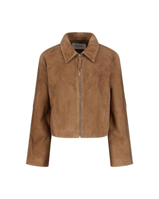 Low Classic Brown Suede Jacket