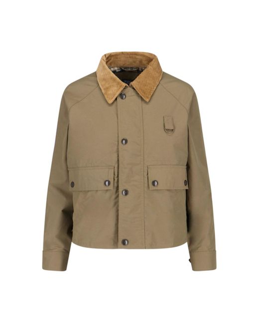 Polo Ralph Lauren Brown Cropped Utility Jacket