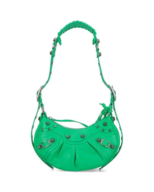 Balenciaga Green 'le Cagole Xs' Shoulder Bag