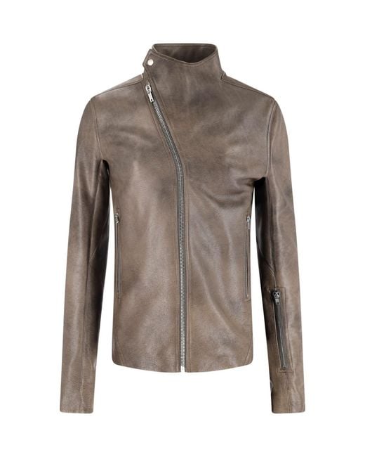 Rick Owens Gray Jacket “Release” for men