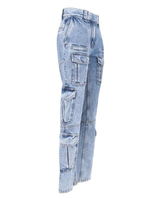 Jeans Cargo Bootcut di Givenchy in Blue