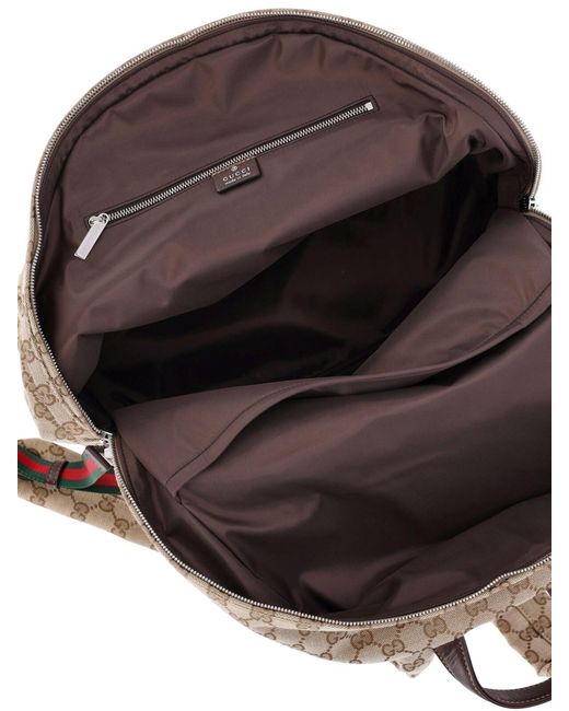 Gucci Natural Large Tag" Backpack for men