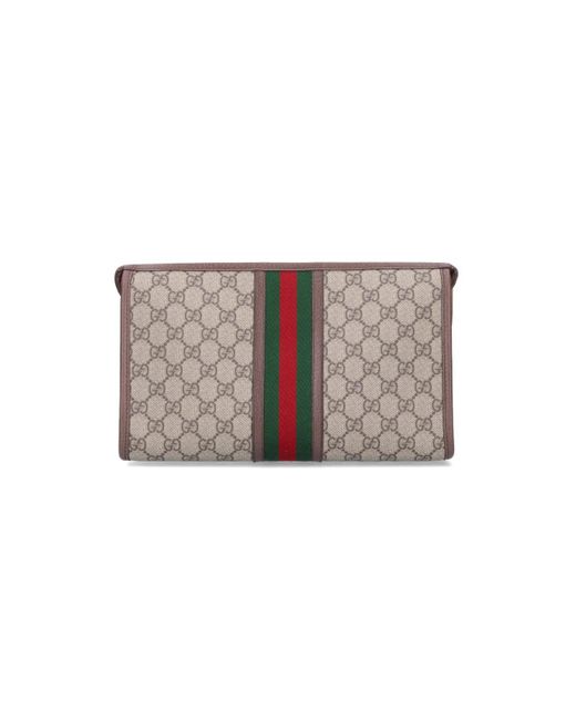 Gucci Gray 'ophidia' Pouch for men