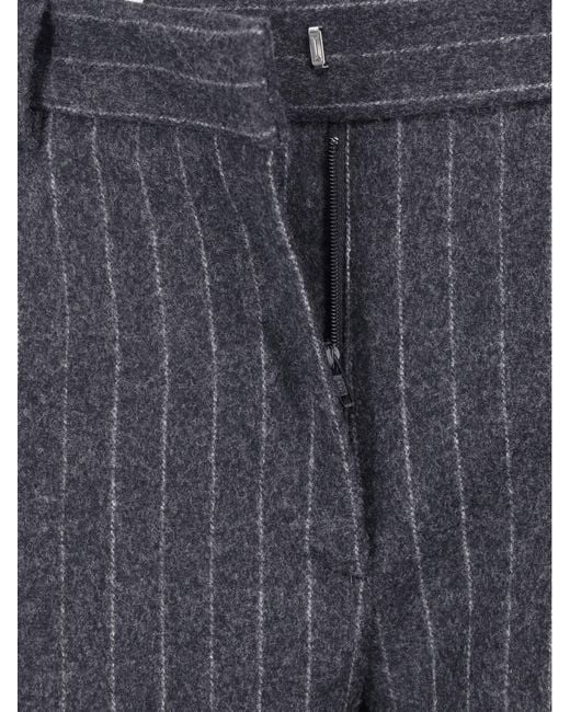 Lardini Blue Wool Trousers