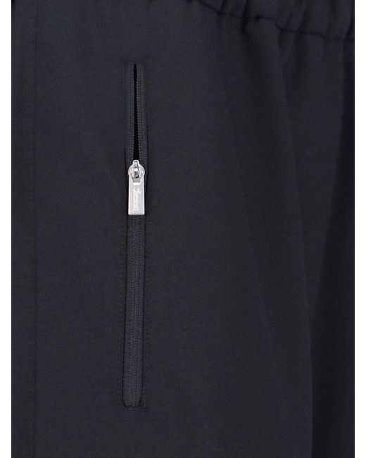 Laminar Blue Wide Wool Blend Pants