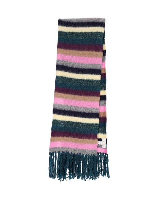 ERL White Alpaca, Mohair & Wool Scarf