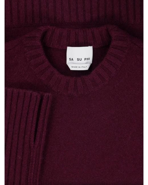 Sa Su Phi Purple Cashmere Sweater