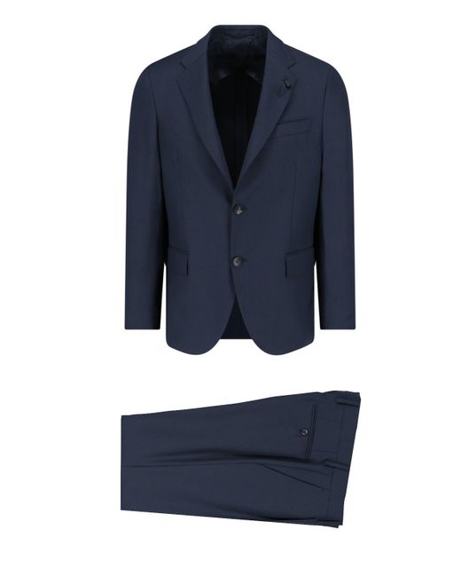 Lardini Blue Single-breasted Suit for men
