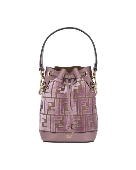 Fendi Purple Mon Tresor" Mini Bag
