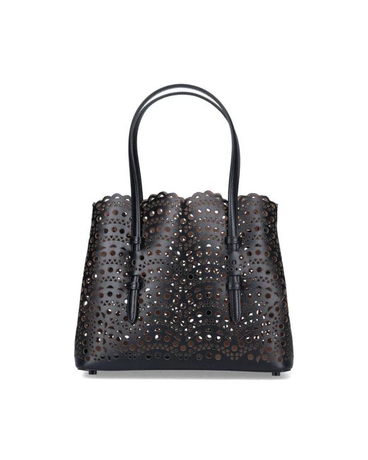 Alaïa Black 'Mina 25' Hand Bag