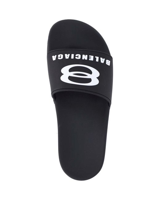 Balenciaga Black Sandals Polyurethane for men