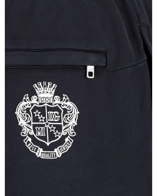 Dolce & Gabbana Blue Sweatpants Logo for men