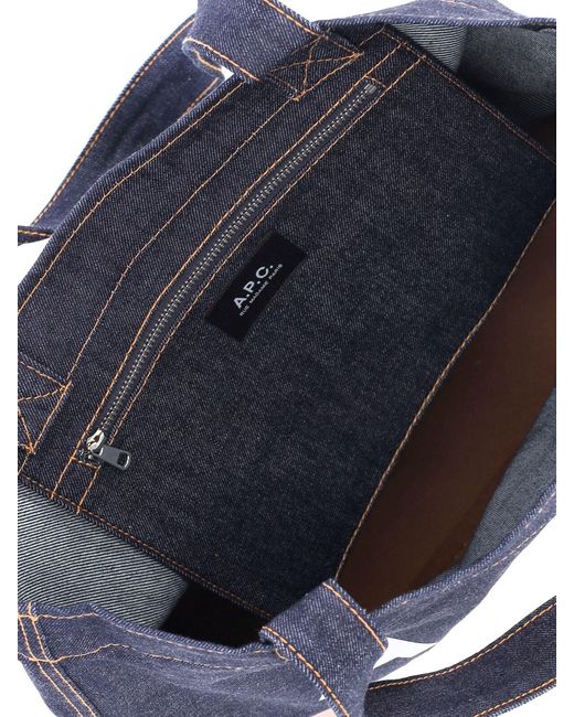 A.P.C. Blue Tote Bag “Alex”