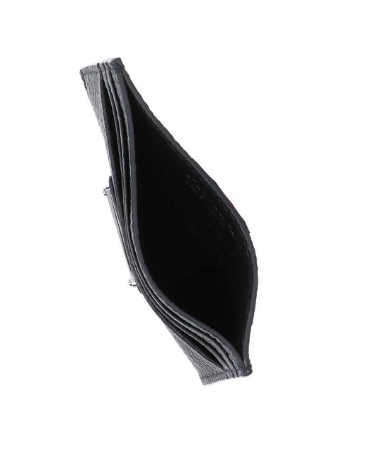 Prada Black Logo Card Holder for men
