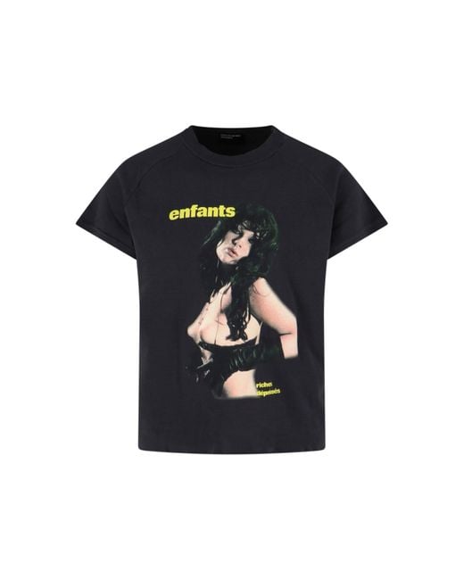 Enfants Riches Deprimes Black 'Slave Girl' T-Shirt for men
