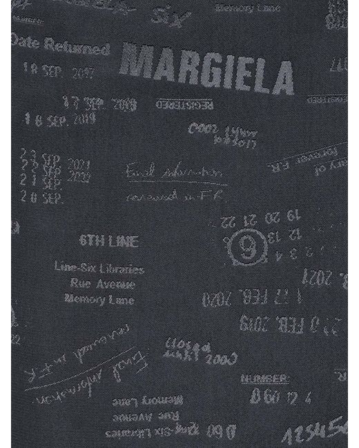 MM6 by Maison Margiela Blue Logo Shirt