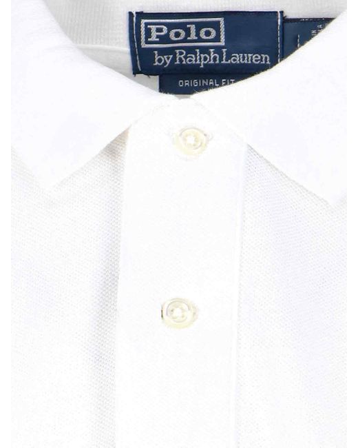Polo Ricamo Logo di Polo Ralph Lauren in White da Uomo