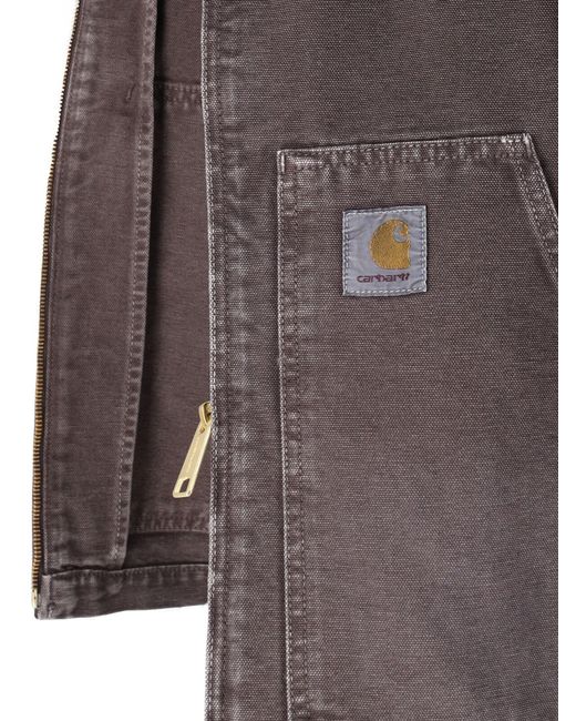Carhartt Gray Washed Work Jacket for men