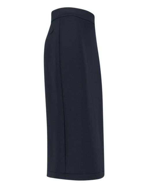 Moncler Genius Blue X Ee72 By Edward Enninful Neoprene Midi Skirt