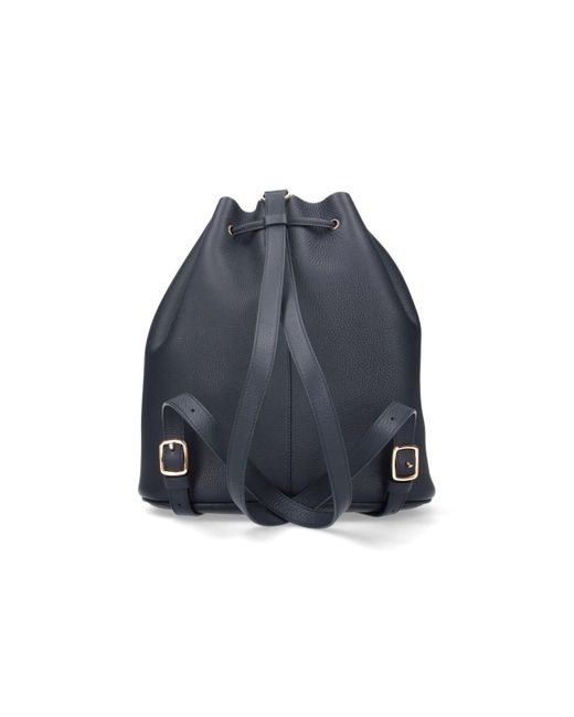 Loro Piana Blue 'Extra Drawstring' Backpack