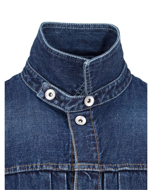 Sacai Blue Jackets Cotton for men