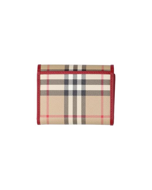 Burberry White Mini Wallet For