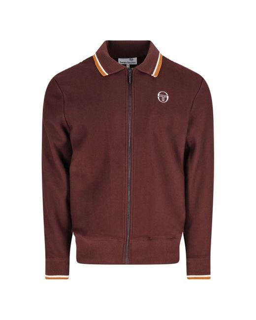 Sergio Tacchini Red 'Track Top' Jacket for men