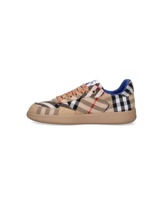 Burberry Natural Sneakers "Terrace Check" for men