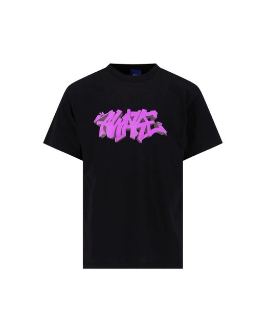 AWAKE NY Black 'graffiti' T-shirt for men