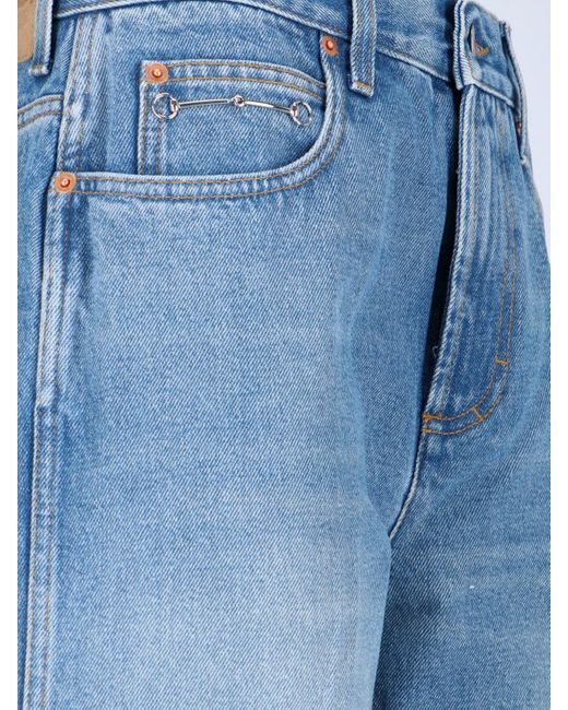Jeans Dritti di Gucci in Blue