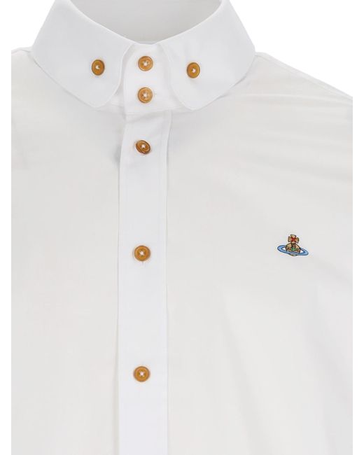 Vivienne Westwood White 'two Button Krall' Shirt for men