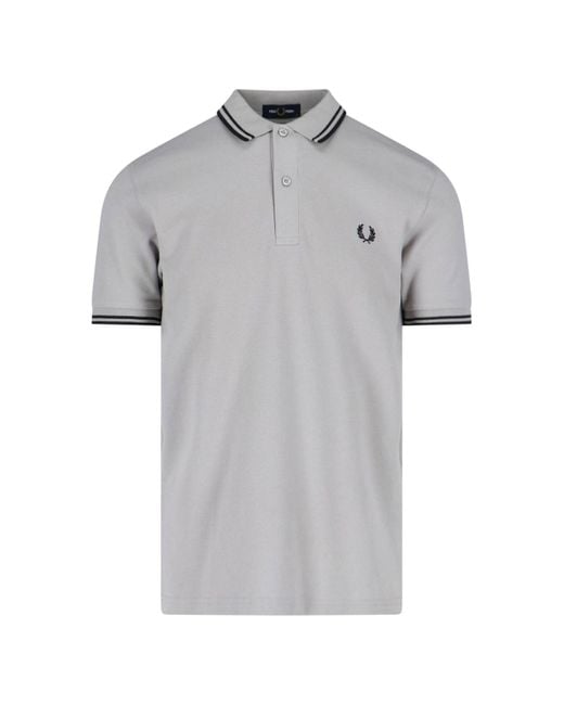 Comme des Garçons Gray Shirt Logo Polo for men